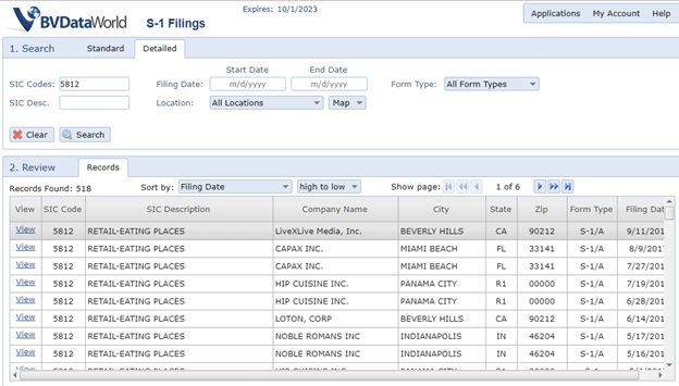 S1 Filings 1